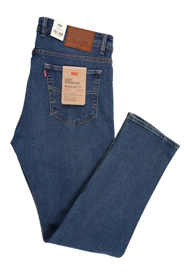 Jean Levi's Bleu délavé 100% Coton Coupe Normal Ref-LV623Z41S