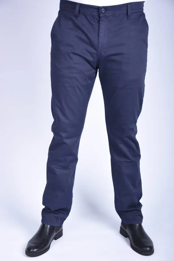 Pantalon en Toile Classique Us Polo Coupe Normale -Bleu marine ref-457
