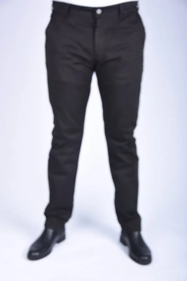 Pantalon en Toile Classique Us Polo Coupe Normale -Noir Ref-456