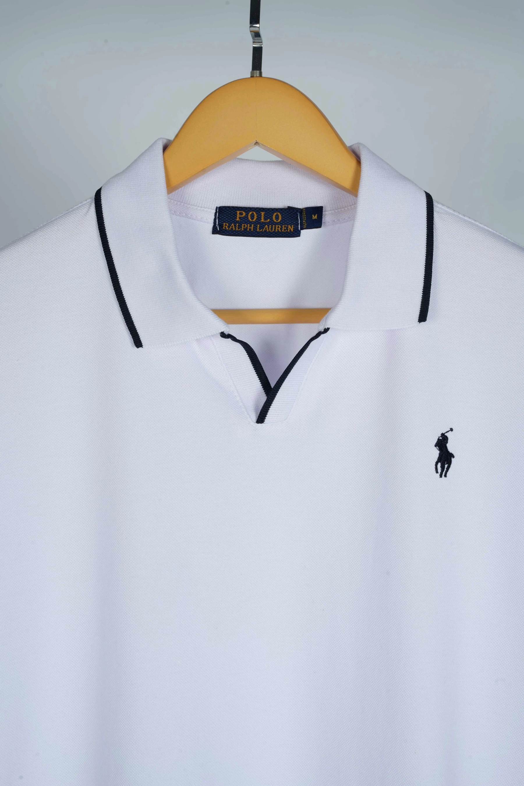 Polo shirt Ralph Lauren col V en coton piqué Premuim