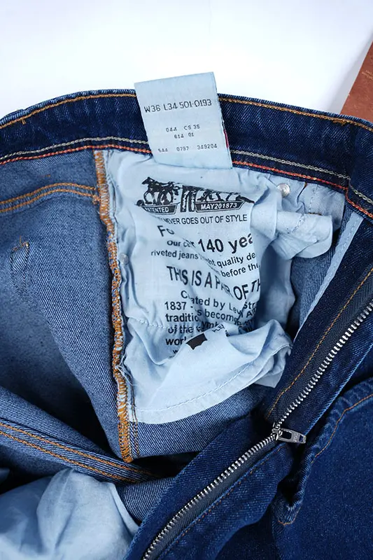 Jean Levi's Coupe Normal  REF-VL5FF40 ( BLEU Jeans )