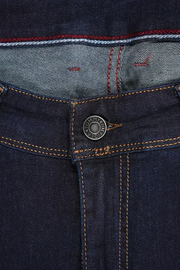 Jean Tommy Bleu Petrole 100% Coton Coupe Normal Ref-THB03F61