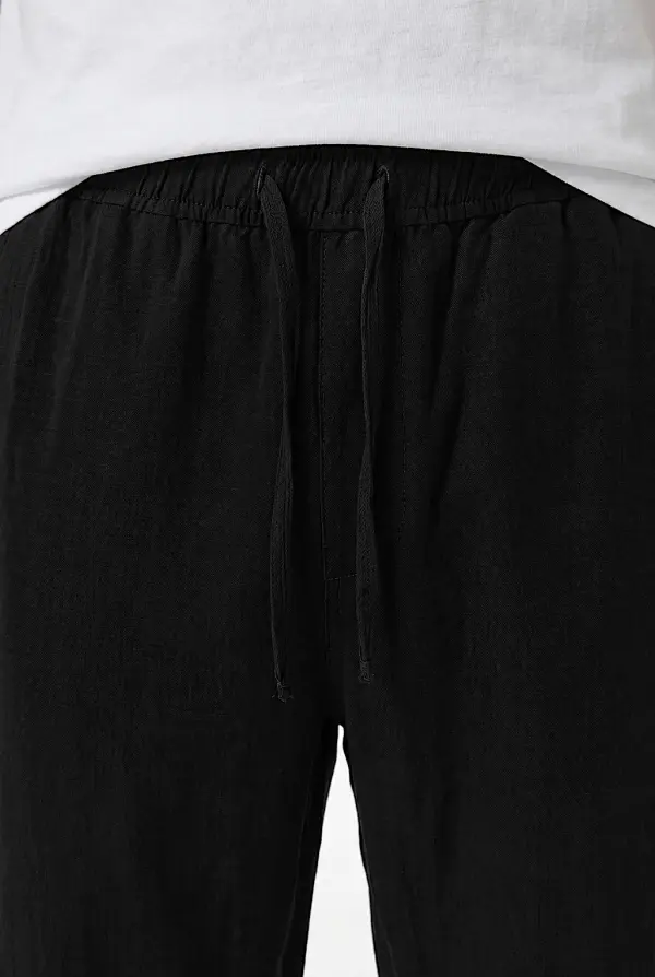 Pantalon Homme en Pur Lin Relaxed Fit  Ref-RL722917