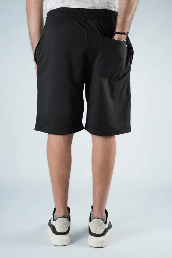 Short Tommy  de jogging en Pur coton legé Ref-TJ18775V