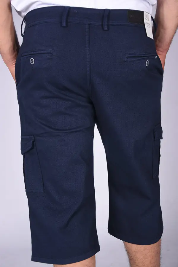 Pantacourt Burberry en toile Piqué Ref-BU101076 ( Bleu marine )