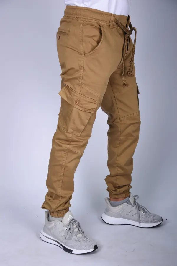 سروال جوغر Para – كريمي         Pantalon jogger Para En toile – Creamy
