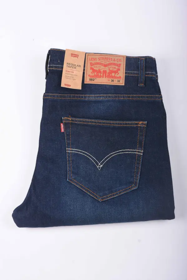Pack de 3 jeans De luxe coupe Normal  ( Bleu petrole + Bleu clair + Gris )