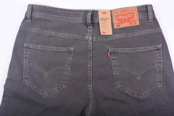 Pack de 3 jeans De luxe coupe Normal  ( Bleu petrole + Bleu clair + Gris )