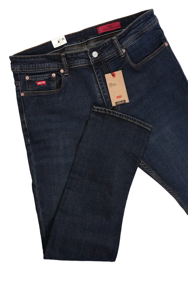 Jean Levi's Bleu Marron 100% Coton Coupe Normal Ref-LV623Z41S