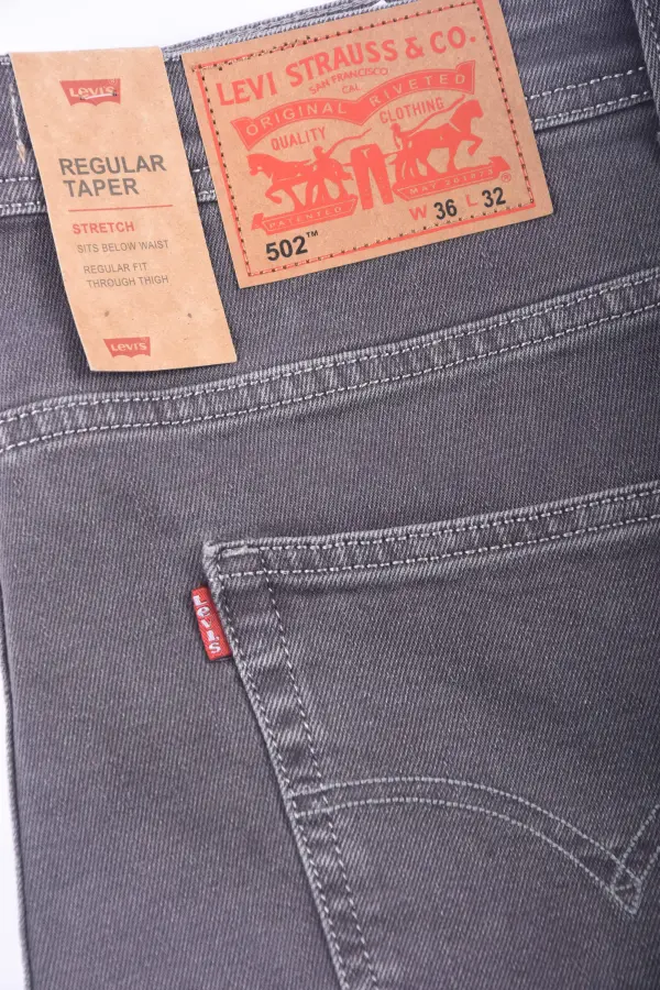 Pack de 3 jeans De luxe coupe Normal  ( Bleu petrole + Bleu clair + Gris )