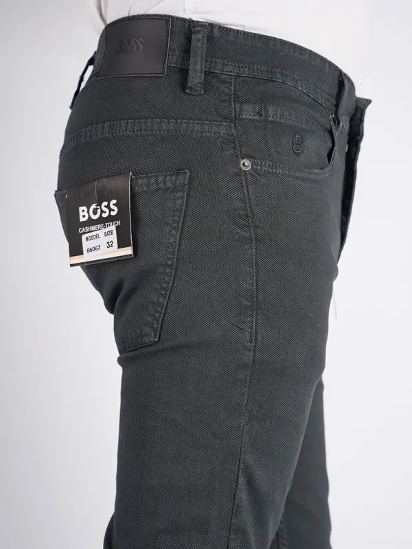 Pantalon en toile piqué léger 100% coton Coupe Normal Ref-HV5ZZ31P ( Gris )