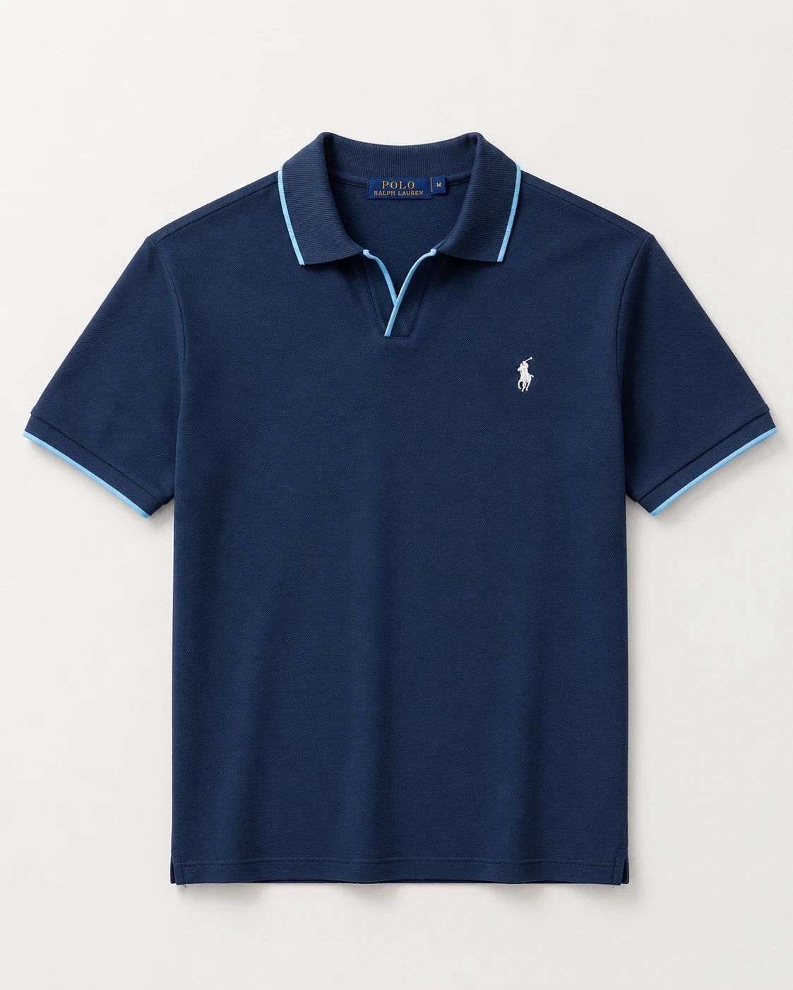 Polo shirt Ralph Lauren col V en coton piqué Premuim
