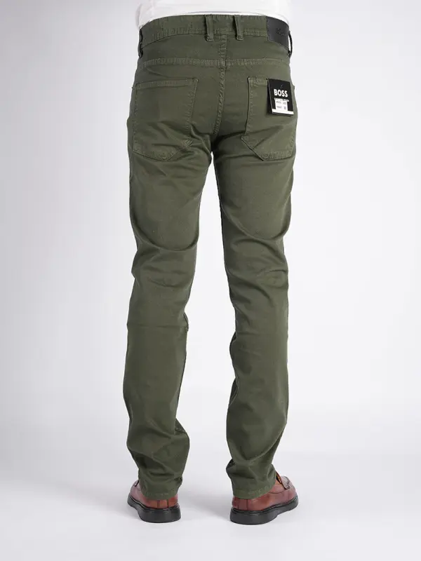 Pantalon en toile piqué léger 100% coton Coupe Normal Ref-HV5ZZ31P ( Vert Royale )