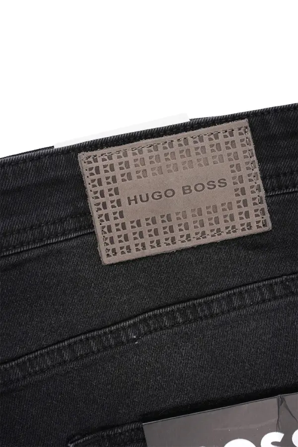 Jean Boss Gris Noir 100% Coton Coupe Normal