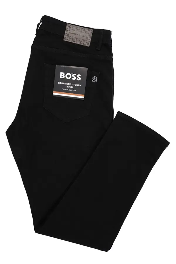 Jean Boss FULL BLACK 100% Coton Coupe Normal Ref-BS438211J