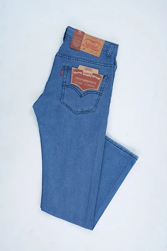 2 Jeans  Levi's Homme 501 Bleu jeans & Bleu sky Coupe Normal Ref-CD322H