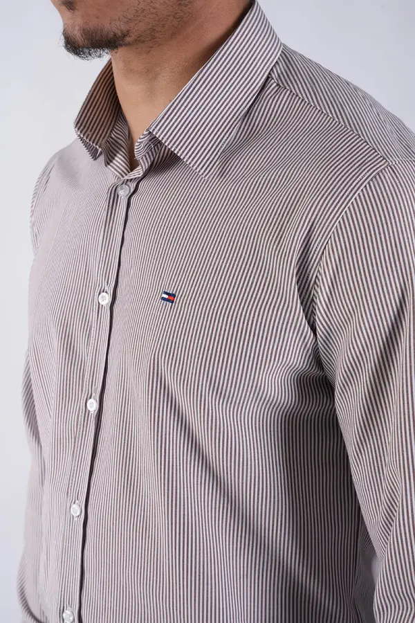 Pack Des Boss – 3 Chemises Tommy Rayée 100% Coton Oxford Ref-TC6331S