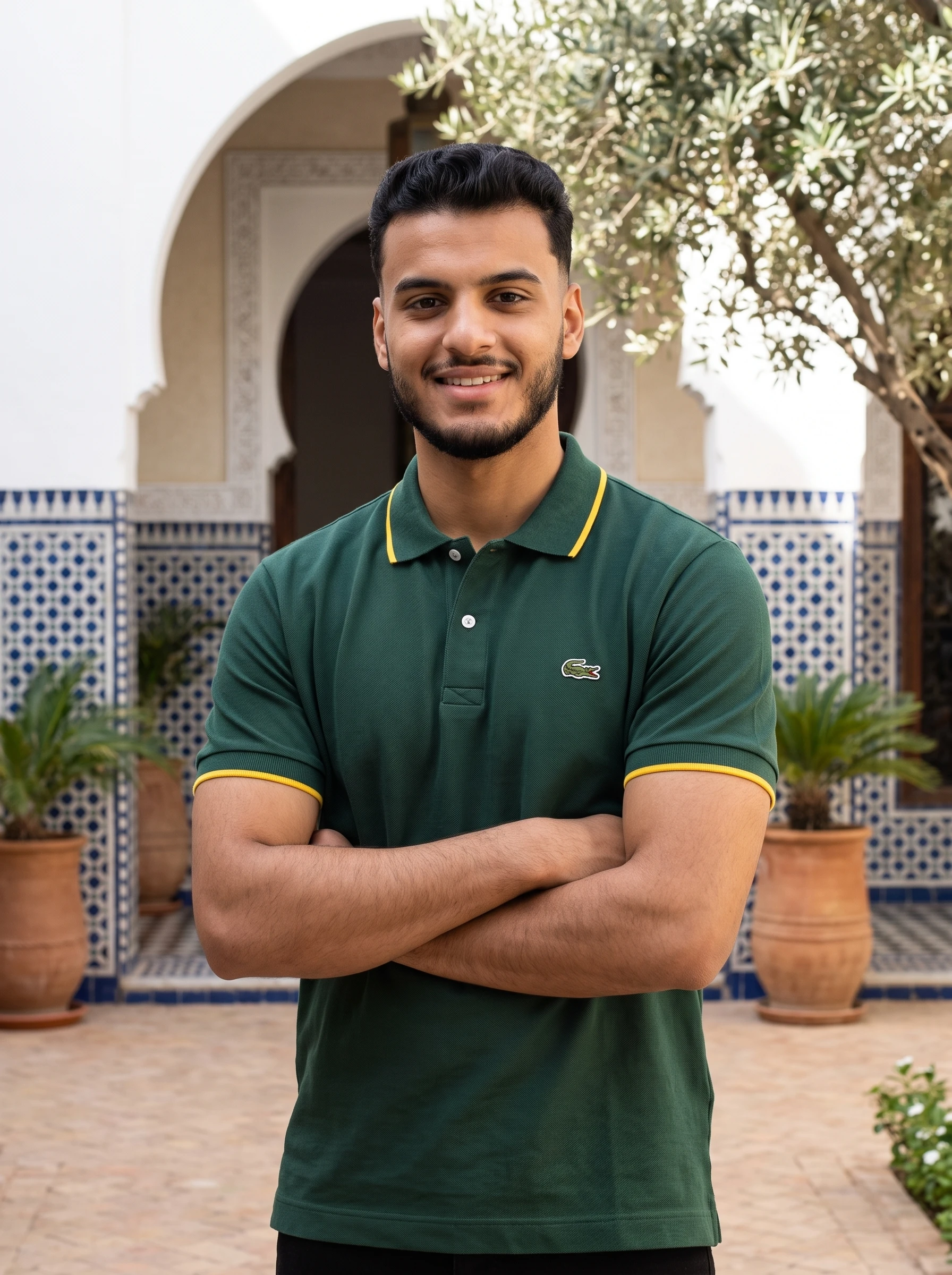 Polo shirt Lacost classic en coton piqué Premuim