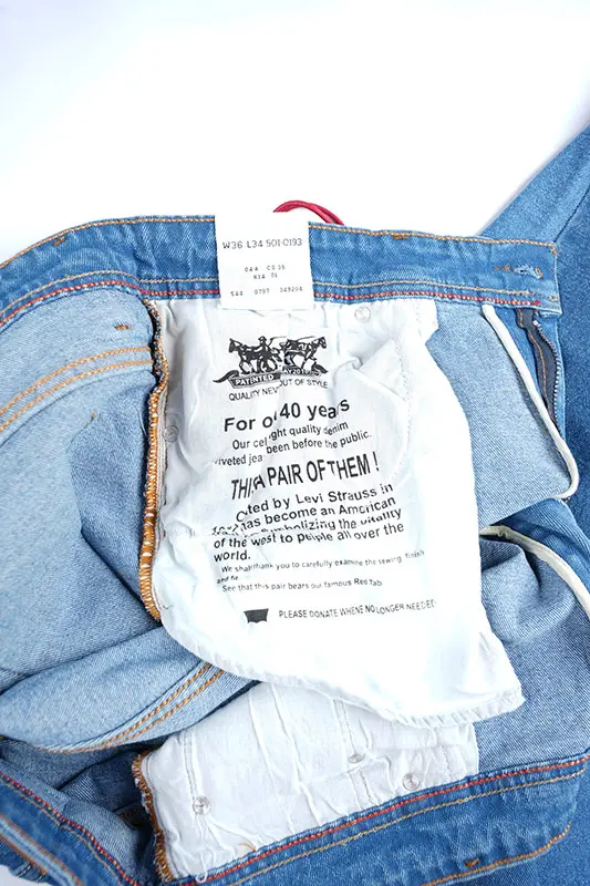 Jean Levi's Coupe Normal  REF-VL5FF40 ( BLEU Délavé )