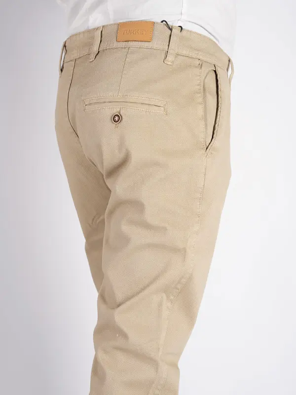 Pack de 3 Pantalons en toile piqué de Luxe  poches Coté Ref-pck543NV ( Beige + Noir + Gris )