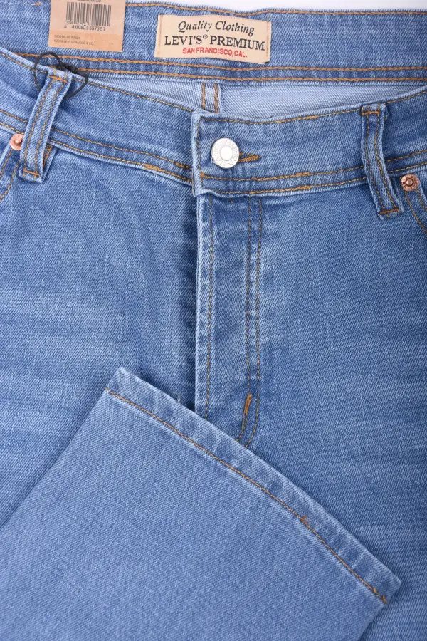 Pack de 3 jeans De luxe coupe Normal  ( Bleu petrole + Bleu clair + Gris )