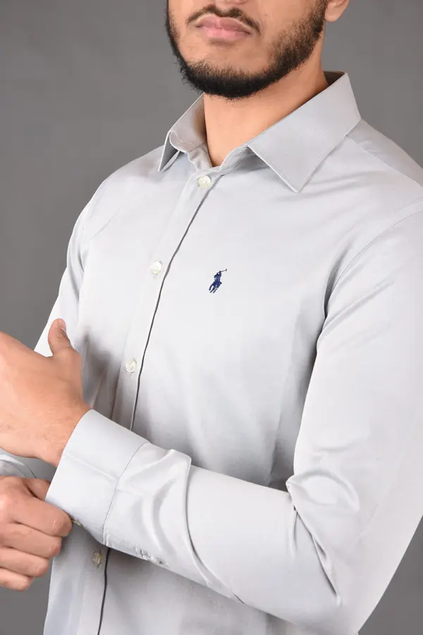 Pack de 4 Chemises Ralph En pur Coton Ref-Pck122330 ( Noir + Blanche + Beige + Bleu ciel )