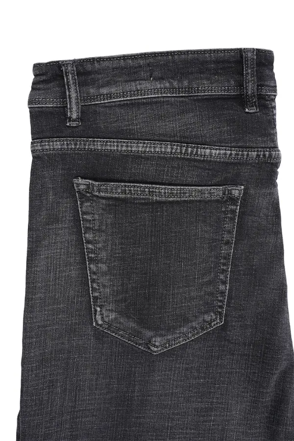 Jean Burberry Gris Noir 100% Coton Coupe Normal Ref-BR52911H