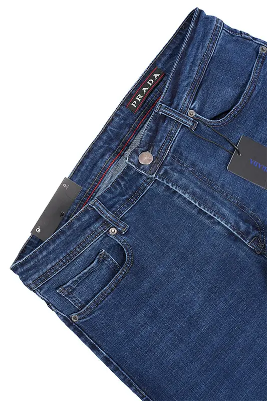 Jean Prada Bleu Jeans100% Coton Coupe Normal Ref-PR55S3110