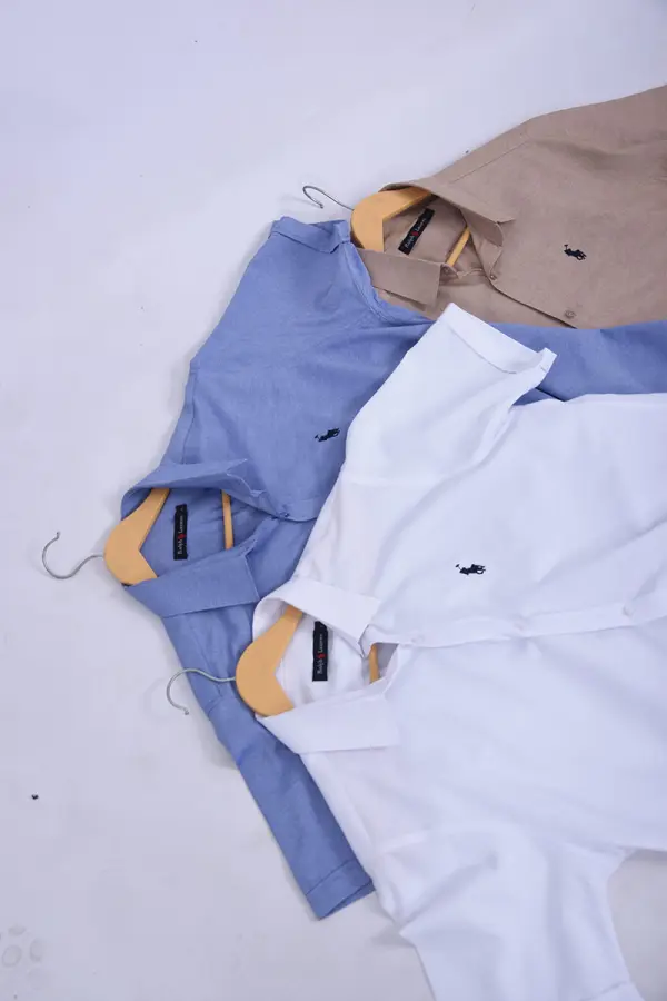 Pack 3 chemises Ralph lauren Oxford demi manche