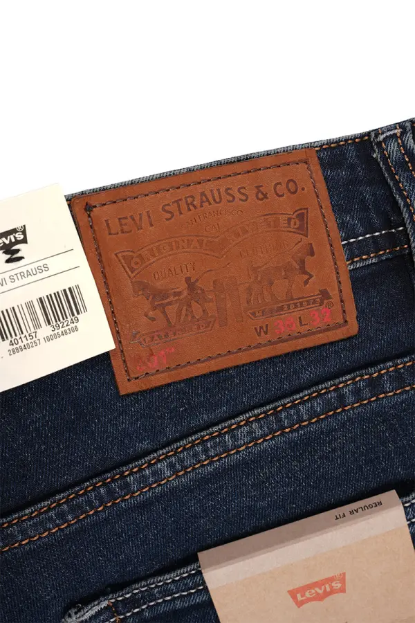 Jean Levi's Bleu Marron 100% Coton Coupe Normal Ref-LV623Z41S