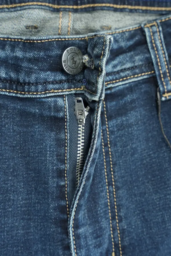 Jean Polo Bleu Sable 100% Coton Coupe Normal Ref-PO55SF31V