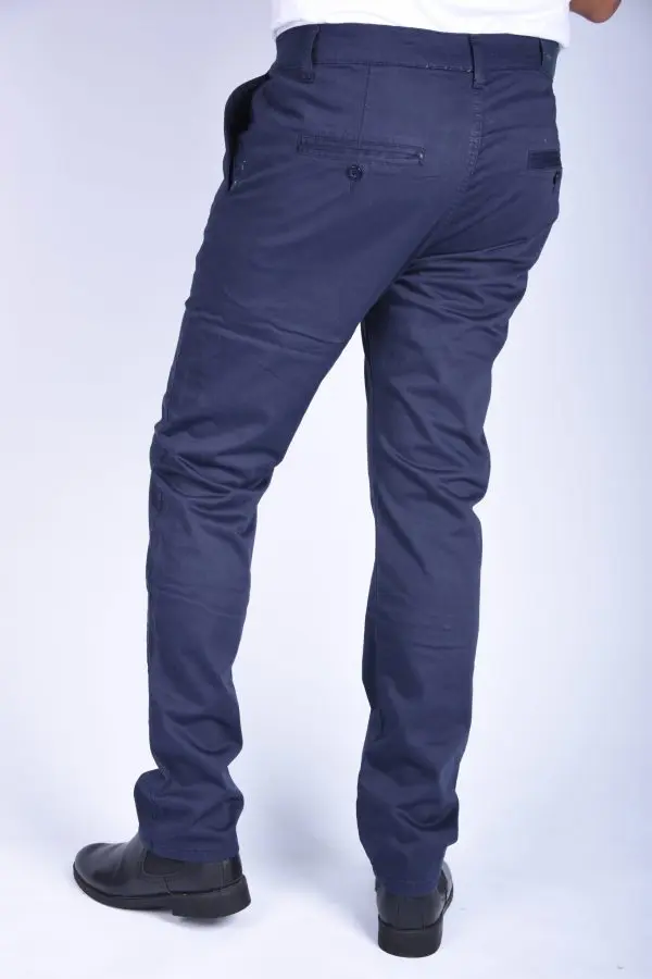 Pantalon en Toile Classique Us Polo Coupe Normale -Bleu marine ref-457