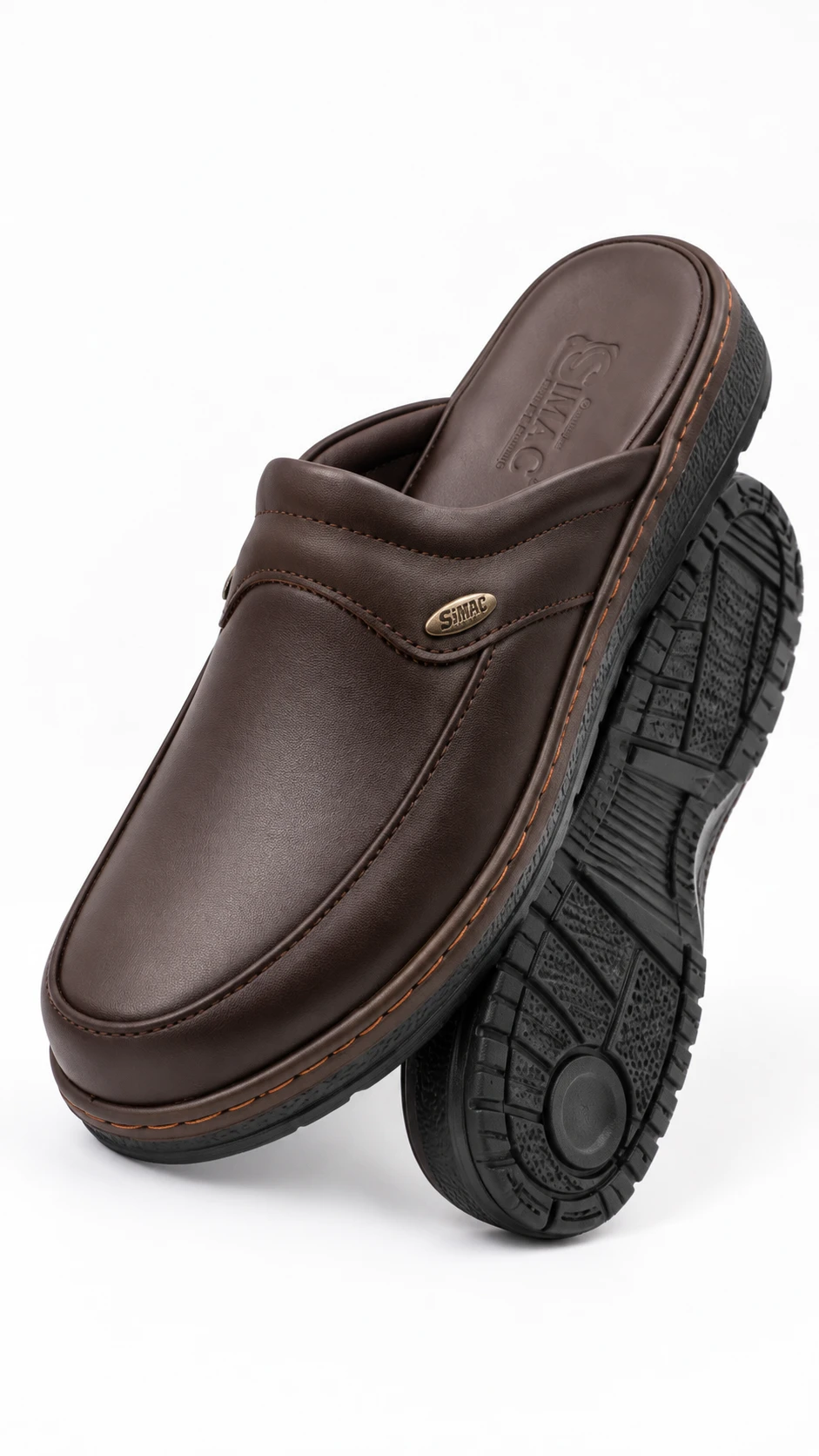 Sabot Médical Homme  – Cuir Naturel & Semelle en Polyuréthane 🇲🇦
